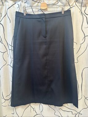 COS Wool Blend Midi Skirt